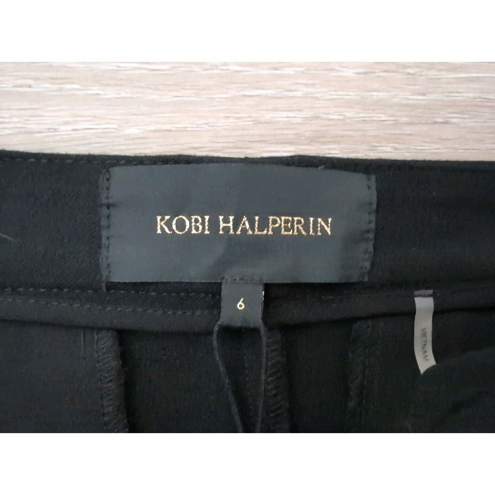 Kobi Halperin Rylee Black Knit Pants Size 6 - NWT - Picture 6 of 12